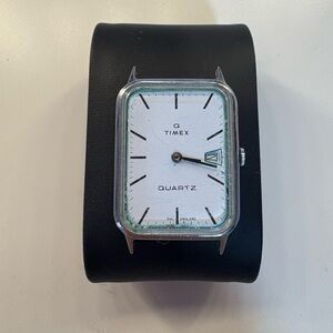 Timex Silver Case with Black Band Smartwatch